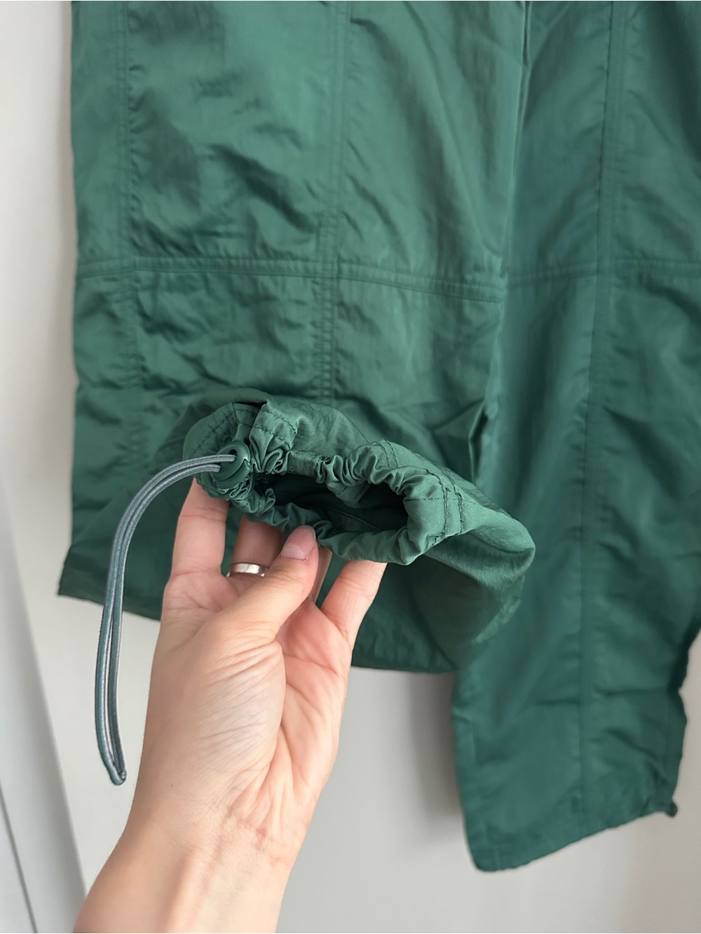 Wild Fable Emerald Green High-Rise Toggle Parachute Pants - Picture 6 of 8